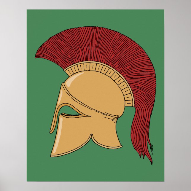 Corinthian Helmet Poster (Framsidan)