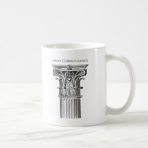Corinthianen beställer kolonnmuggen kaffemugg