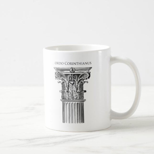 Corinthianen beställer kolonnmuggen kaffemugg (Höger)