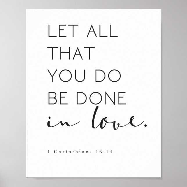 Corinthians Poster (Framsidan)