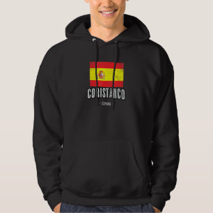 Coristanco Spain Es Flagga City Bandera Ropa Hoodie
