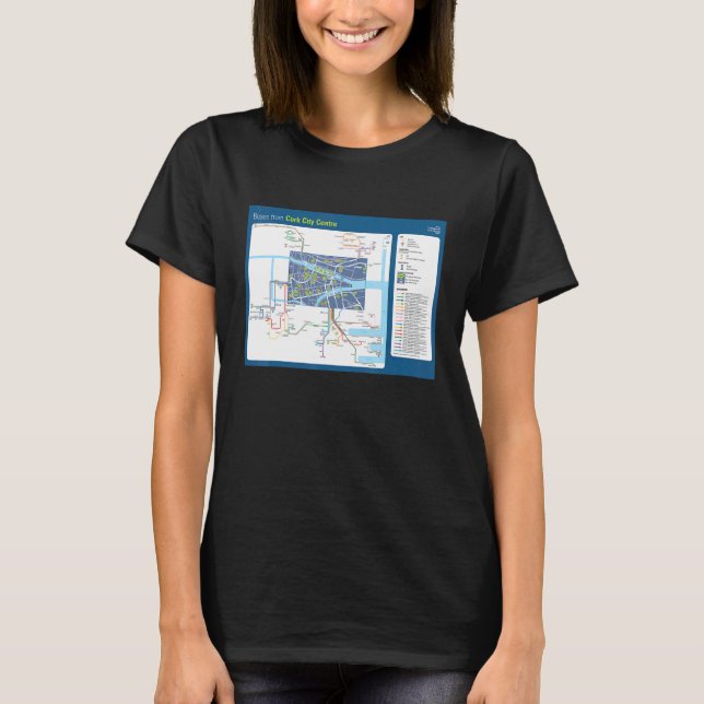 Cork City  Corcaigh T Shirt (Framsida)
