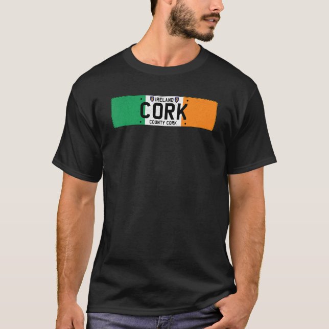 Cork Ireland T Shirt (Framsida)