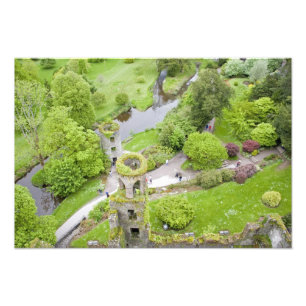 Cork, Irland. Det ökända Blarney Castle Fototryck