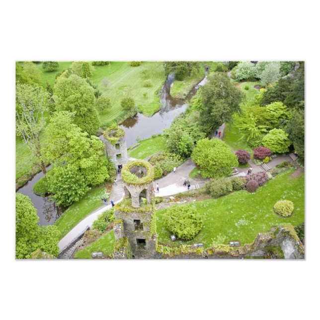 Cork, Irland. Det ökända Blarney Castle Fototryck (Framsidan)