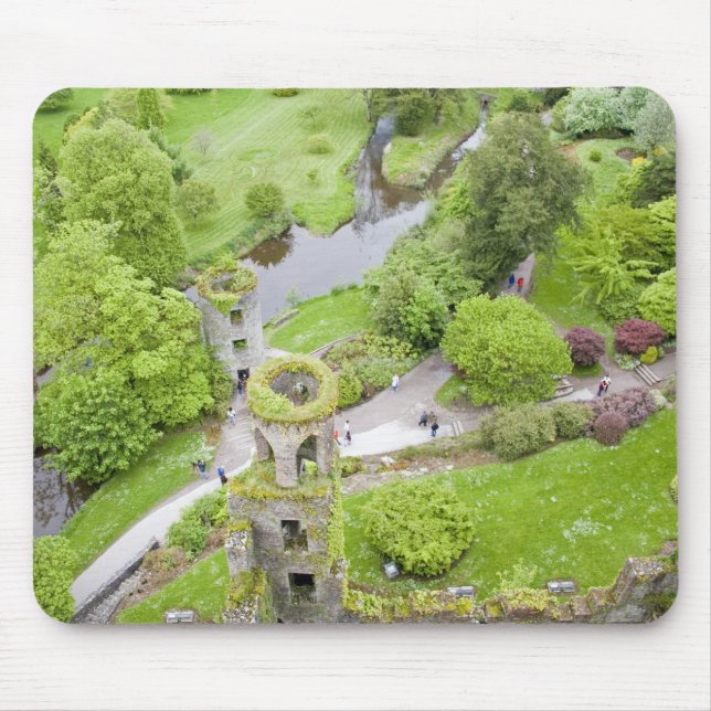 Cork, Irland. Det ökända Blarney Castle Musmatta (Framsidan)