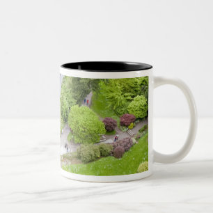 Cork, Irland. Det ökända Blarney Castle Två-Tonad Mugg