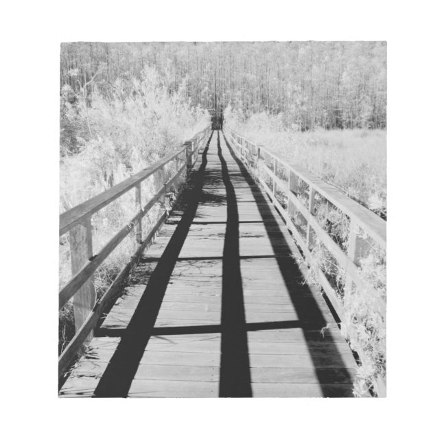 Corkskruv Swamp Sanctuary boardpromenad, Florida. Anteckningsblock (Framsida)