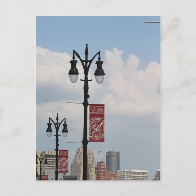 Corktown, Detroit, Michigan vycard Vykort (Framsida)