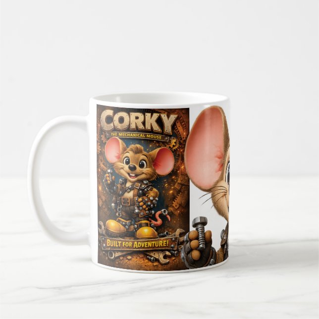 Corky, Den Mekaniska Musen Kaffemugg (Vänster)