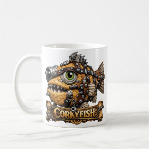 Corky fisk kaffemugg