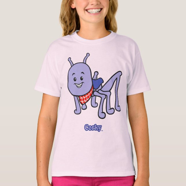 Corky Girls Ringer T-Shirt (Framsida)