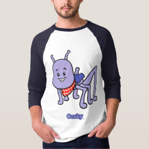 Corky grundläggande 3/4 sleeveRaglan T Shirt