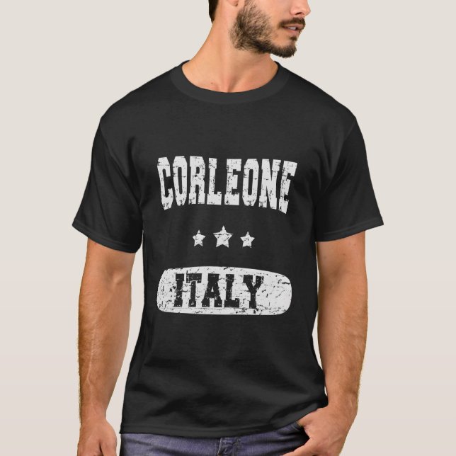 Corleone Italien T Shirt (Framsida)