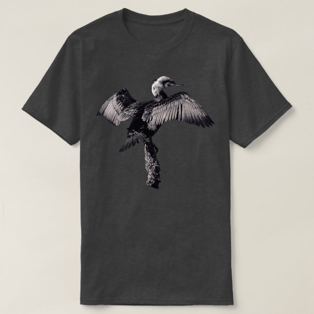 Cormorant Bird Totem Spirit Animal T Shirt (Design framsida)