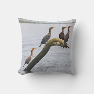 Cormorant Seabird Pillow Kudde