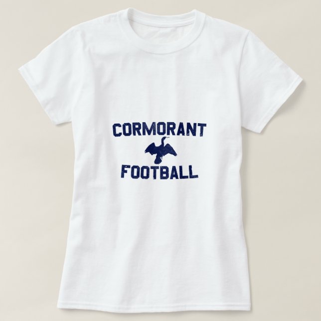 Cormorantfotboll Tee Shirt (Design framsida)