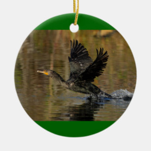 cormorantstart julgransprydnad keramik