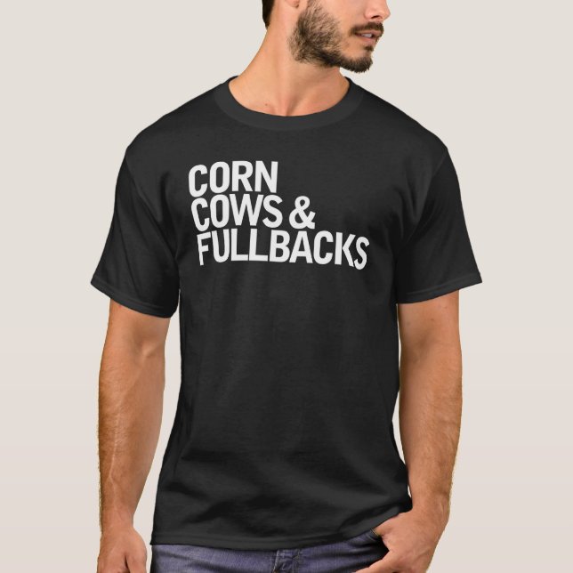 Corn Cows & Fullbacks  Queto 1 T Shirt (Framsida)