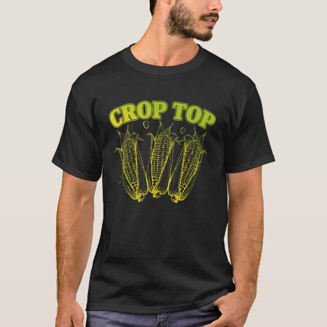 Corn Crop Top T Shirt (Framsida)
