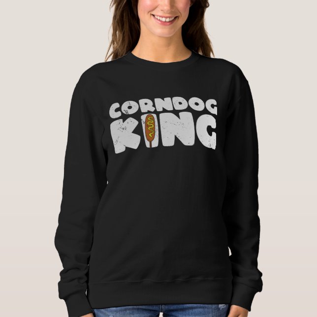 Corn Dog King Corn Dogs T Shirt (Framsida)