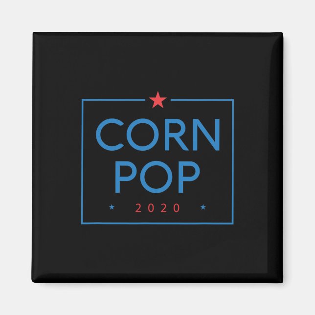 Corn Pop Joe Biden Anti Gaffe Rolig President Trum Magnet (Framsidan)