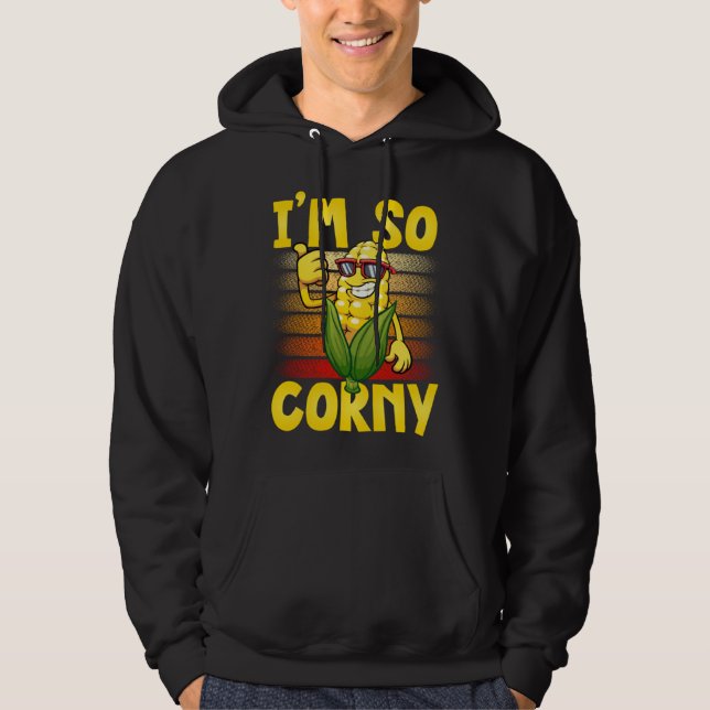 Corn Vegetables  i´m so Corny Hoodie (Framsida)