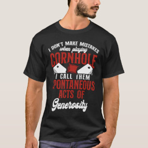 Cornacks Team Bean Bag Player Champ jag inte gör M T Shirt
