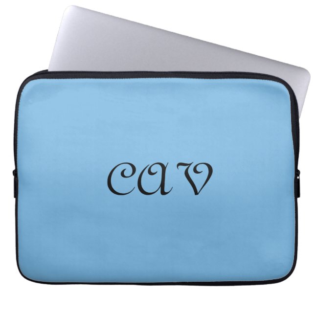 Cornblomma Blue Laptop Fodral (Framsidan)