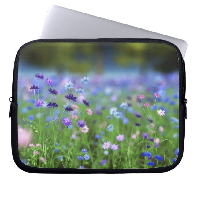 Cornblomma Blue Laptop sleeve (Framsidan)