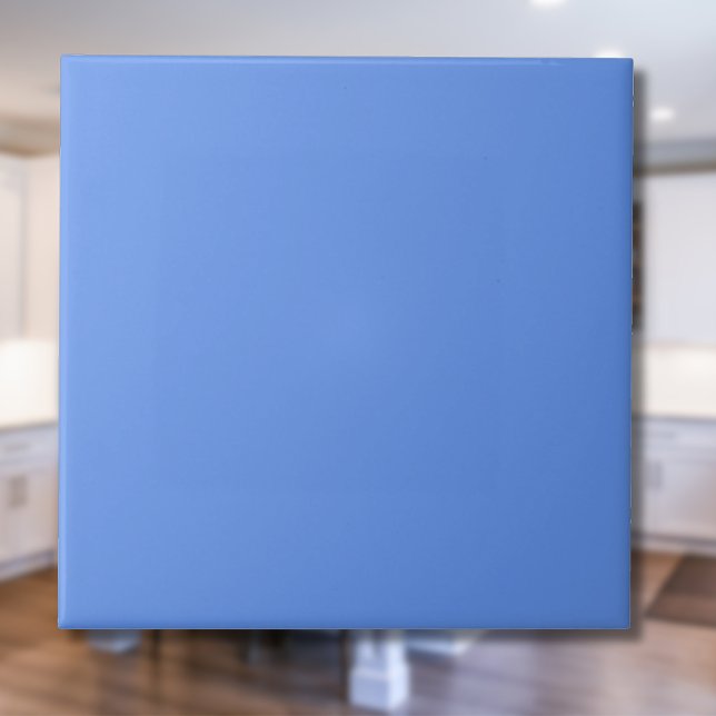 Cornblomma Blue Solid Färg | Klassisk | ELEGANT Kakelplatta (Skapare uppladdad)