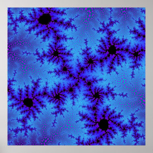 Cornblomma Blue Speckle Poster