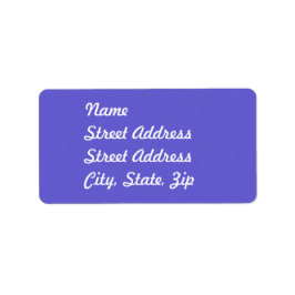 CornblommBlue Adress Sticker Adressetikett