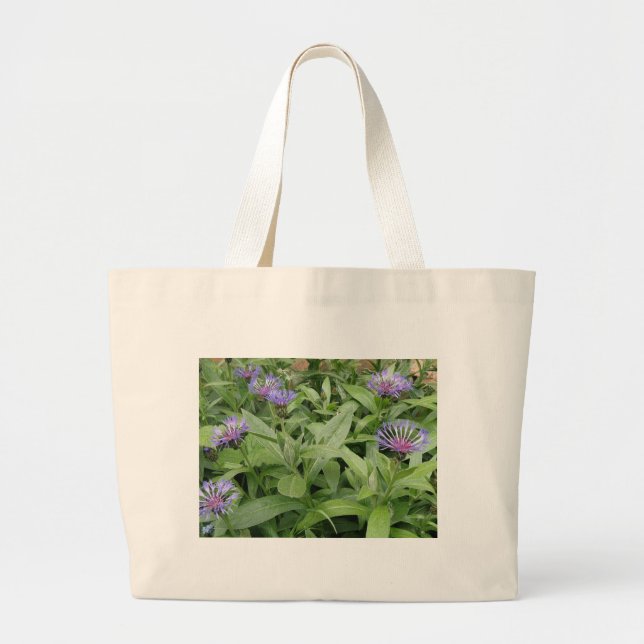Cornblommor Jumbo Tote Bag Tygkasse (Framsidan)