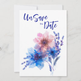 💍 Cornblommor och Lavender Bliss Spara Datumet