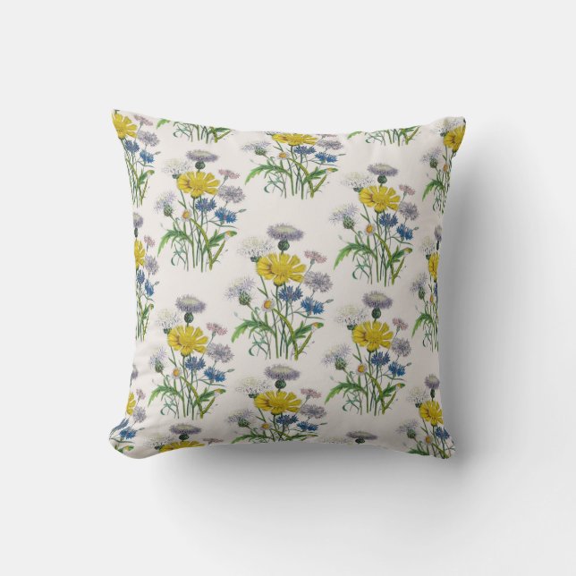 Cornblommor Pillow Kudde (Framsida)