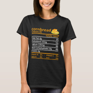 Cornbread Näringsliv Mat Thanksgiving Kostym Jul T Shirt