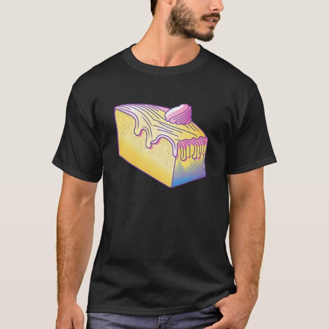 Cornbröd Vaporwave Retrowave Aesthetic T Shirt (Framsida)