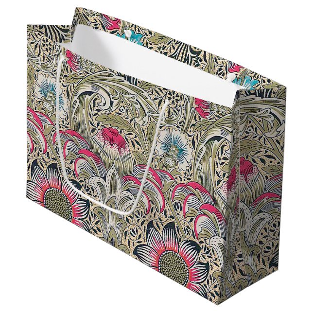 Corncockle, William Morris Large Gift Bag (Framsidan Vinklad)