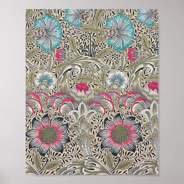 Corncockle, William Morris Poster (Framsidan)