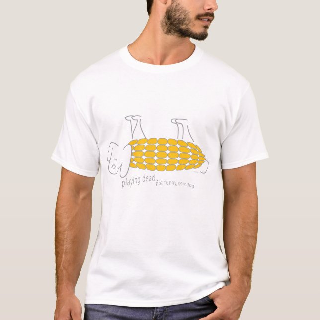 CornDog leker dött T-shirt (Framsida)