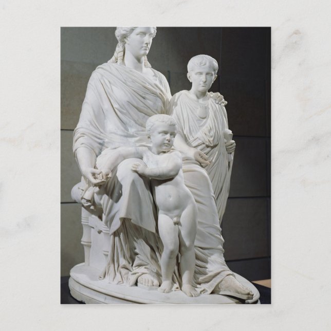 Cornelia, Mor vid "Two Gracchi Brothers" Vykort (Framsida)