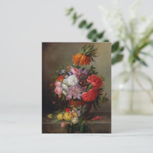 Cornelis Johannes van Hulsteijn Vas med Flowers Vykort