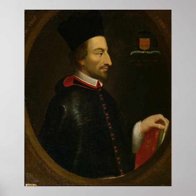 Cornelius Jansen Bishop från Ypres Poster (Framsidan)