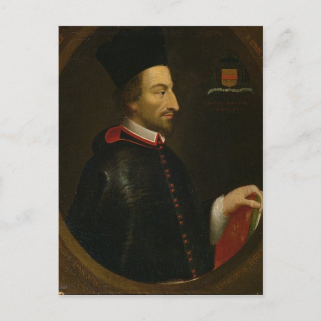 Cornelius Jansen Bishop från Ypres Vykort (Framsida)