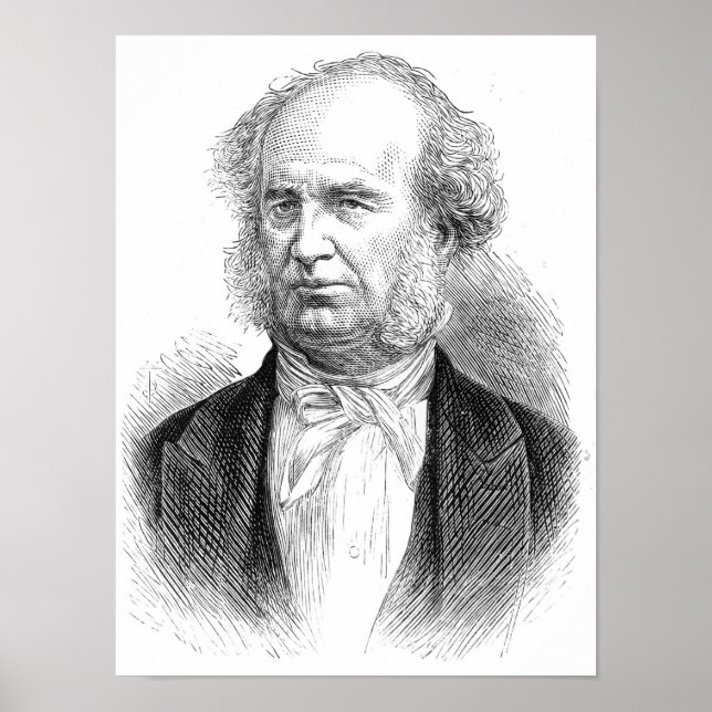 Cornelius Vanderbilt, 1877 Poster (Framsidan)