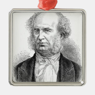 Cornelius Vanderbilt, c.1877 Julgransprydnad Metall