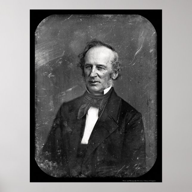 Cornelius Vanderbilt Daguerreotype 1852 Poster (Framsidan)