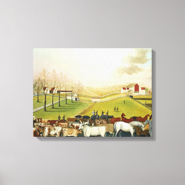 Cornell Farm (Pennsylvania Landscape) Canvastryck (Framsida)