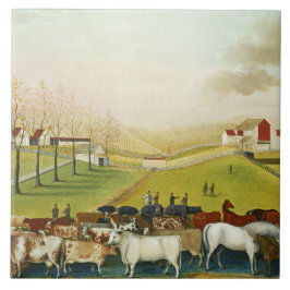 Cornell Farm (Pennsylvania Landscape) Kakelplatta